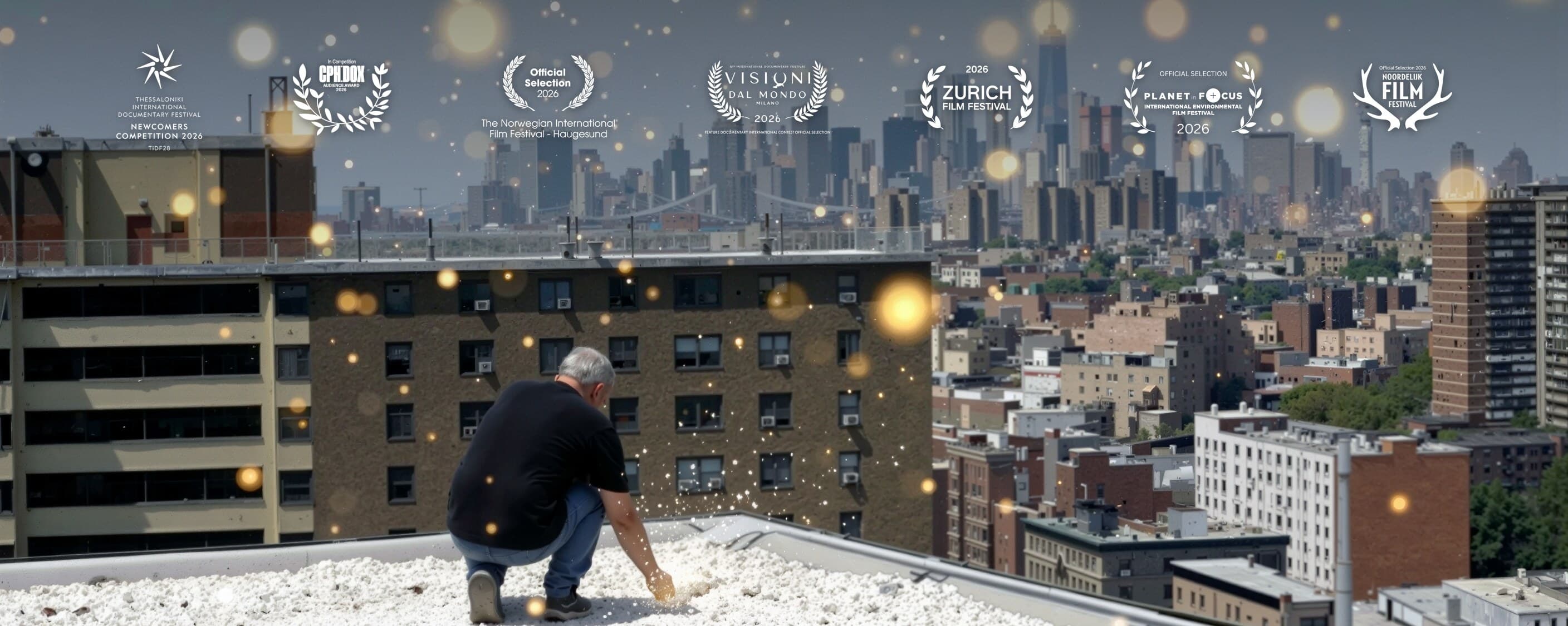 We Are Stardust — Screenings. Official selections: Thessaloniki International Documentary Festival (TIDF), CPH:DOX, The Norwegian International Film Festival Haugesund, Visioni dal Mondo Milano, Zurich Film Festival, Planet in Focus, Noordelijk Film Festival